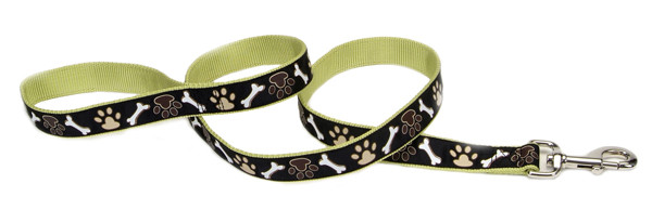 

Поводок Coastal Pet Attire Ribbon для собак, 1,6смХ1,8м, коричневые лапки