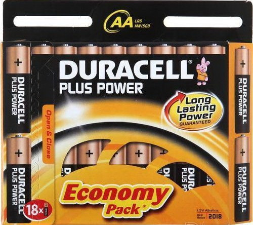 Лужні батарейки Duracell Duracell AA bat Alkaline 18шт Basic 81422449 ...