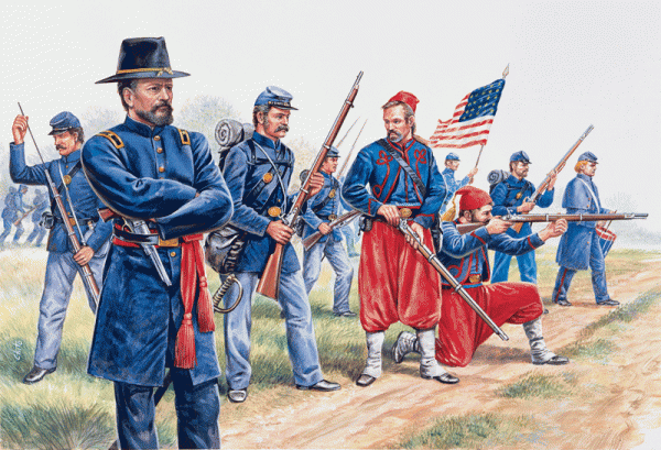 

Набор Italeri UNION INFANTRY AND ZOUAVES, артикул 6012