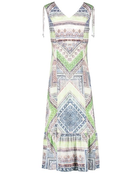 

Платье Gerry Weber  Светло-зеленое с синим 780038.38362, Платье Gerry Weber 38 Светло-зеленое с синим 780038.38362