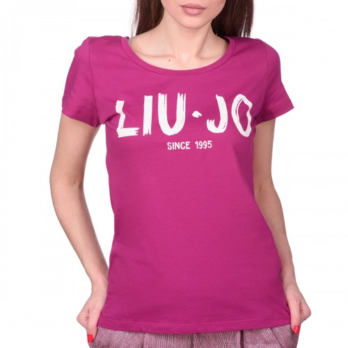 

Футболка Liu Jo FA0280 J5703 B3716 XS Фіолетова