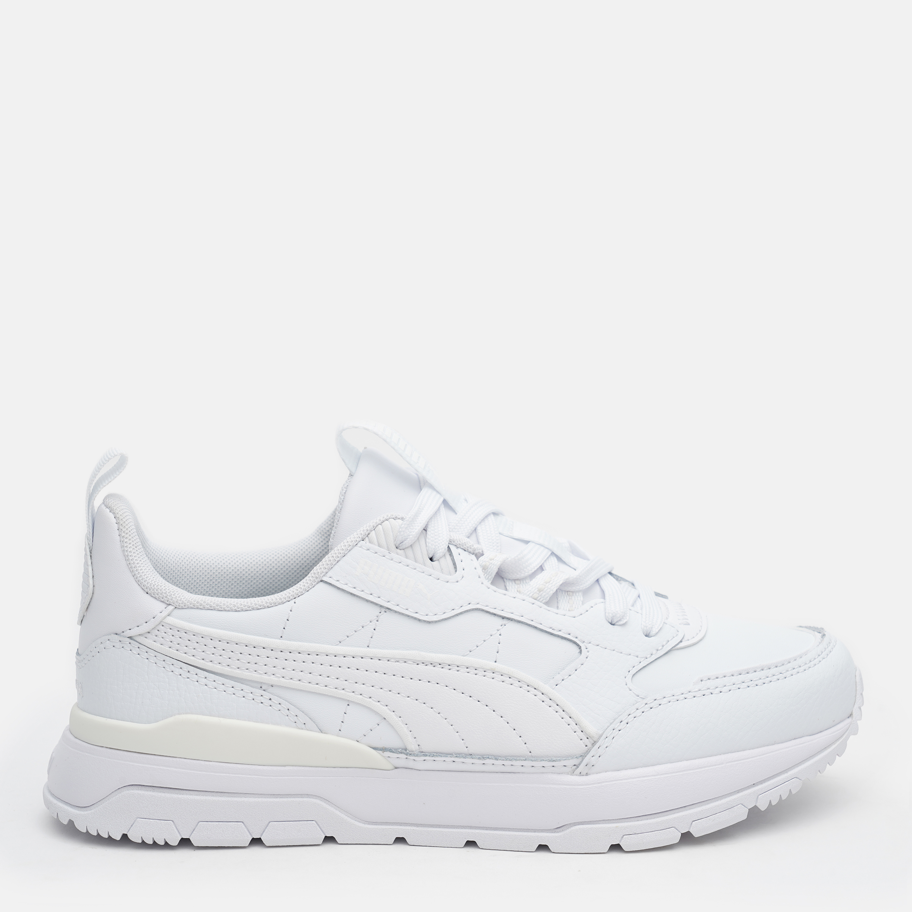 Акція на Жіночі кросівки Puma R78 Trek Lth 38320202 40.5 (7) 26 см Puma White-Puma White від Rozetka