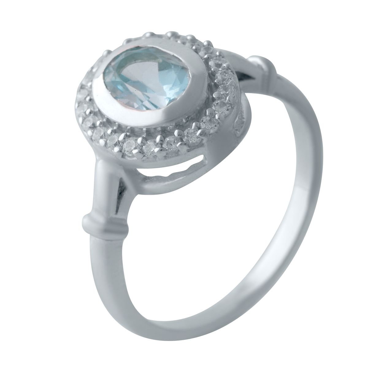 

Серебряное кольцо SilverLine с натуральным топазом 0.88ct 18 размер