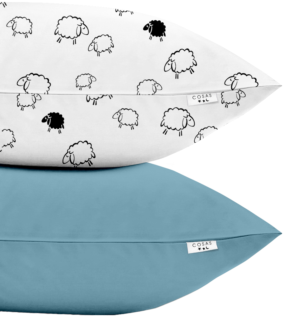 

Набор наволочек Cosas Sheep Sky 50х70 2 шт (SetPillow_Sheep_Sky_50х70)