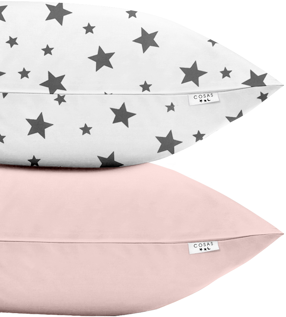 

Набор наволочек Cosas StarBigGrey Rose 40х60 2 шт (SetPillow_StarBigGrey_Rose_40х60)
