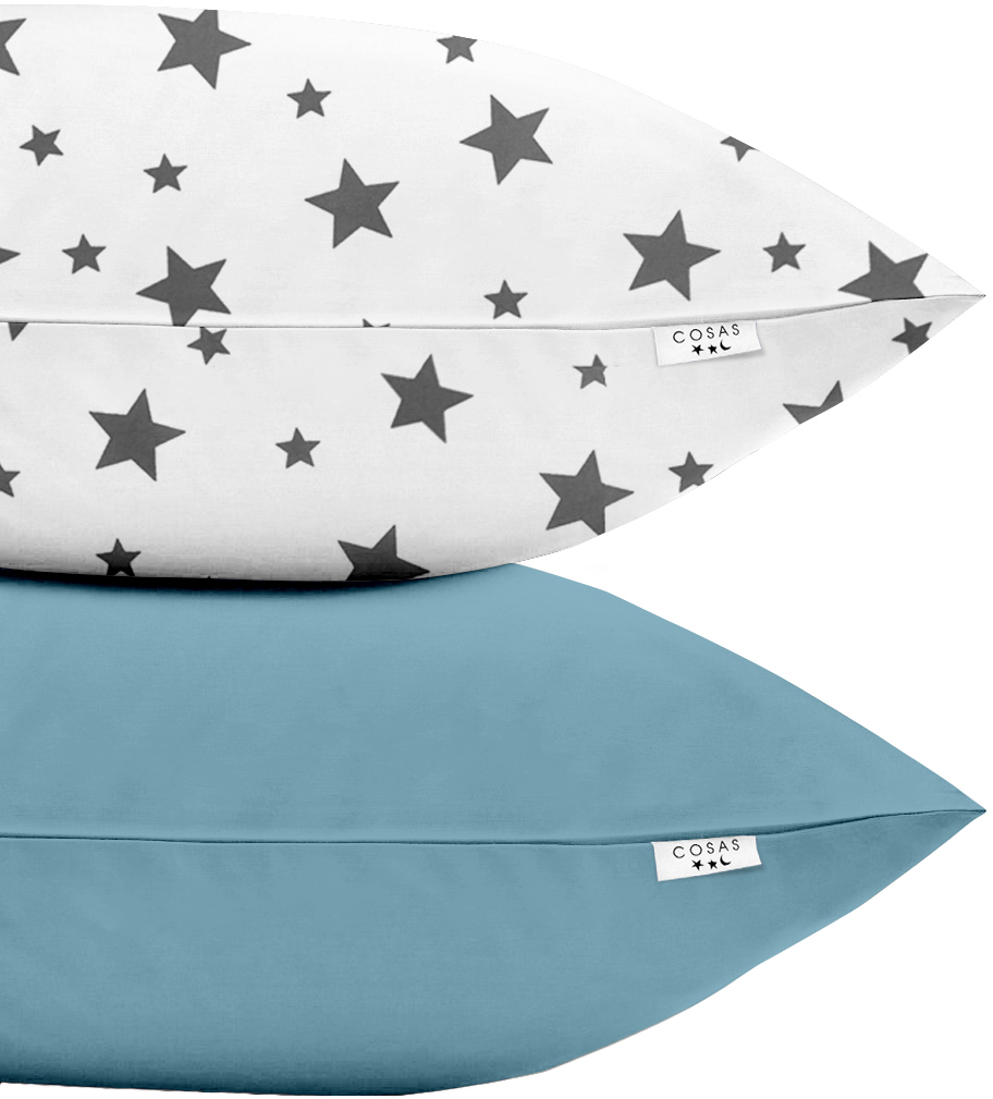 

Набор наволочек Cosas StarBigGrey Sky 50х70 2 шт (SetPillow_StarBigGrey_Sky_50х70)