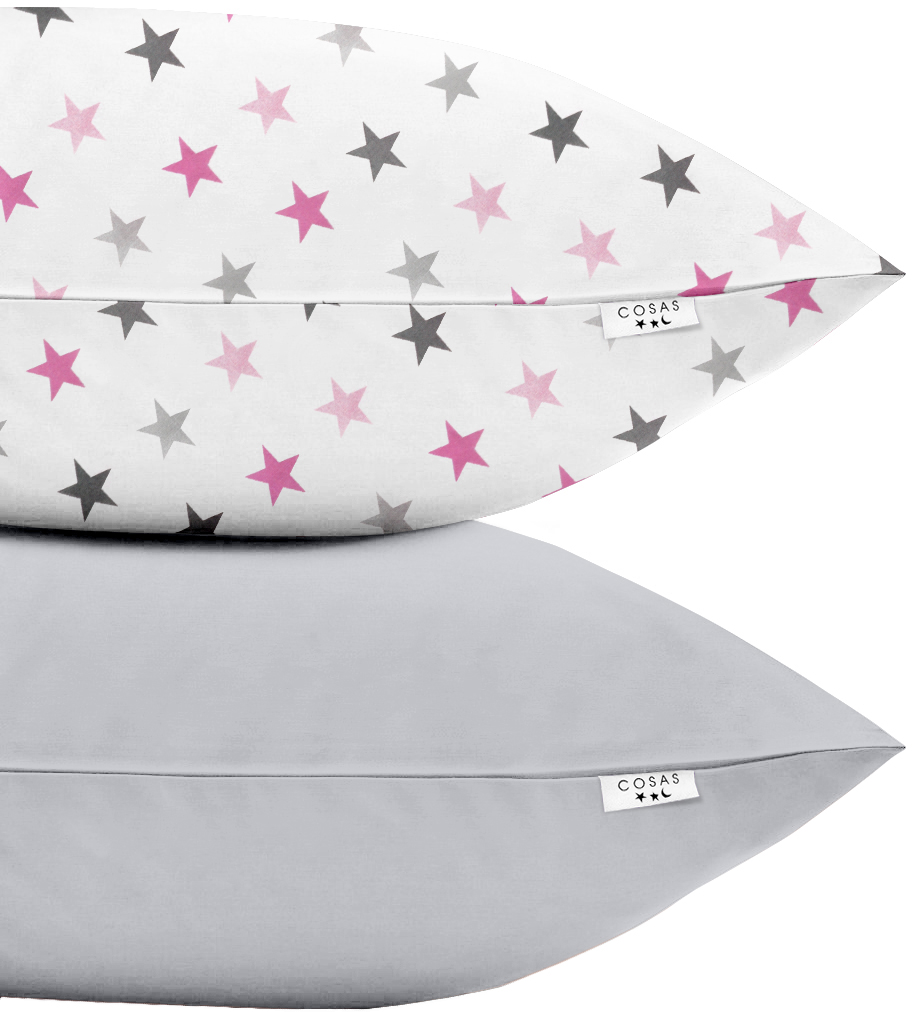 

Набор наволочек Cosas StarGreyRose Grey 50х70 2 шт (SetPillow_StarGreyRose_Grey_50x70)