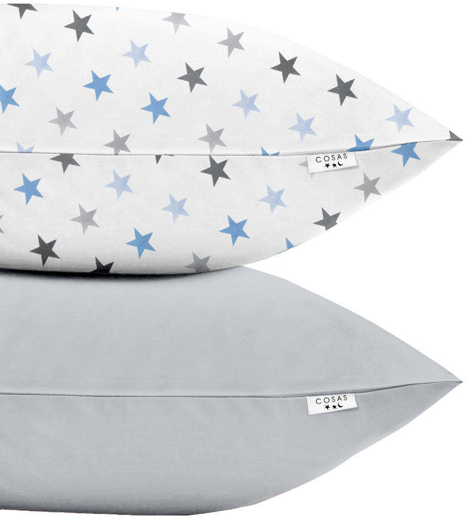 

Набор наволочек Cosas StarGreyBlue Grey 50х70 2 шт (SetPillow_StarGreyBlue_Grey_50x70)