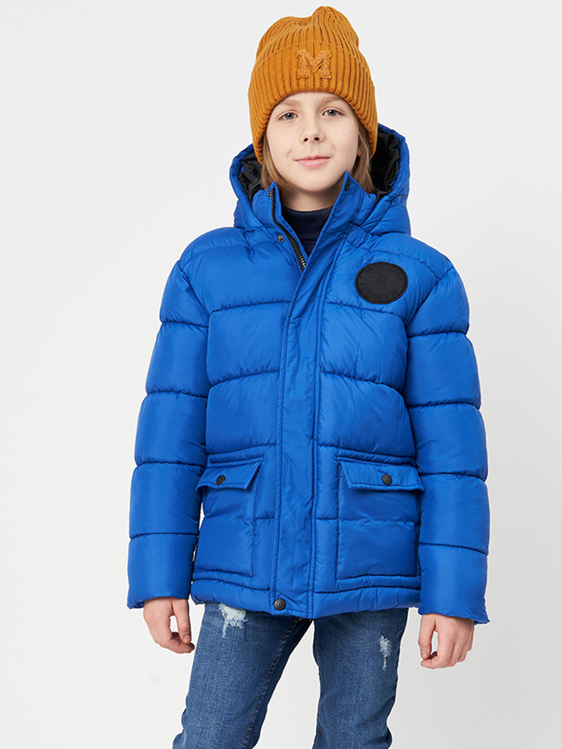 Акція на Дитяча зимова куртка для хлопчика Minoti 11COAT 8 37371KID 86-92 см Синя від Rozetka