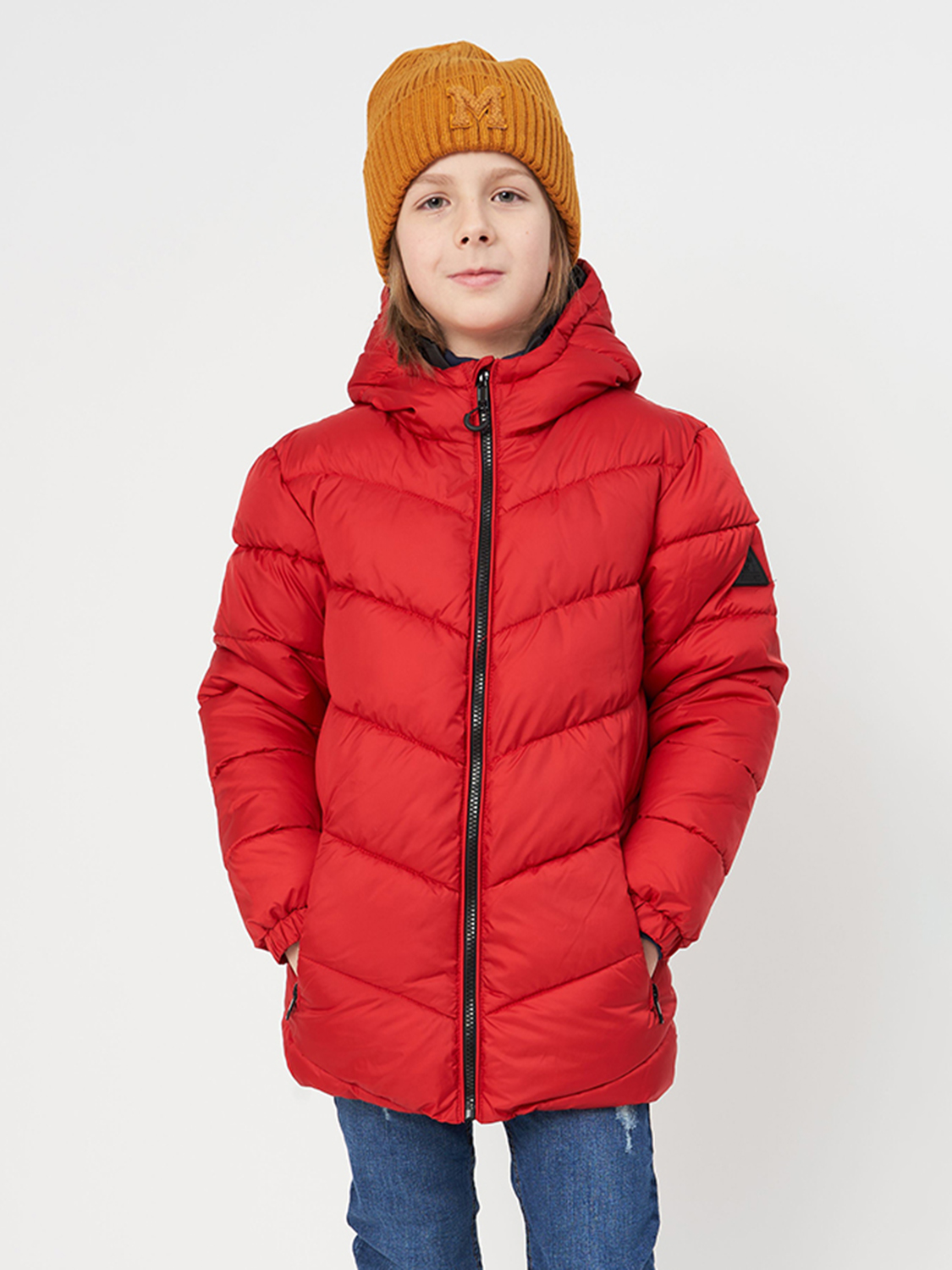 Акция на Дитяча демісезонна куртка для хлопчика Minoti 11COAT 13 37376KID 92-98 см Червона от Rozetka