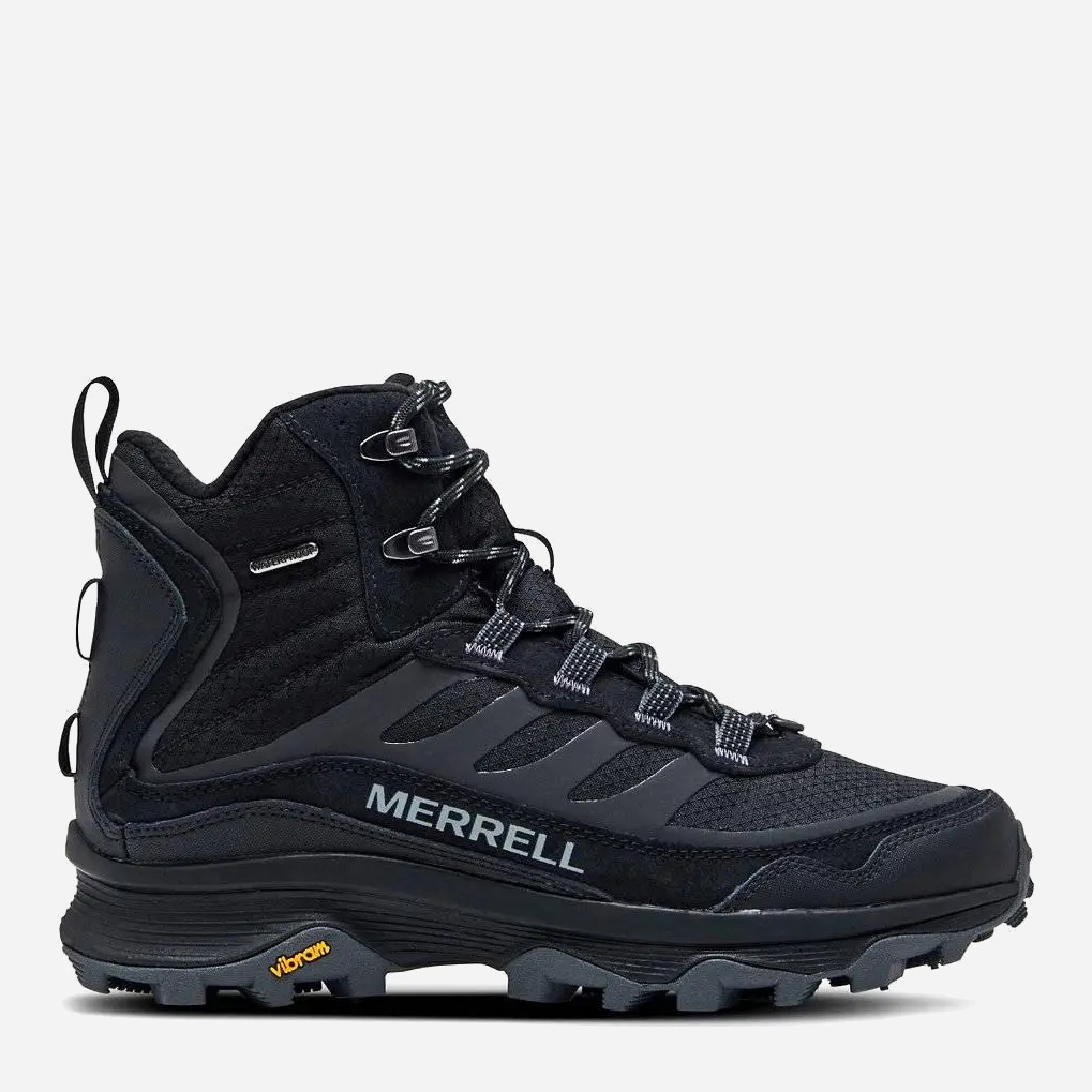 Акція на Чоловічі зимові черевики для трекінгу з мембраною Merrell Moab Speed WTPF M J066911 43 (9US) 27 см Чорні від Rozetka