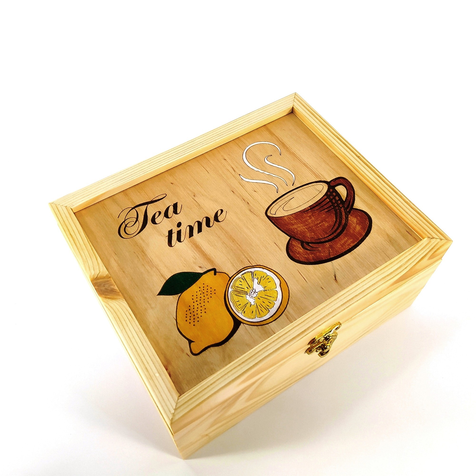 

Коробка для чайных пакетиков Лимон Мастерская мистера Томаса 24*19,5*10,8 см