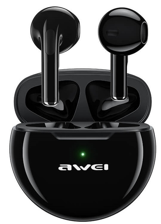 Навушники Bluetooth AWEI T17 TWS BT5.0 32 / 250mAh Black купити в ...