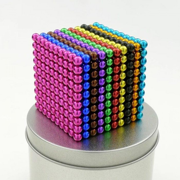 

Магнитные шарики неокуб 216 шариков NeoCube магнитный конструктор головоломка неокуб цветной F-1