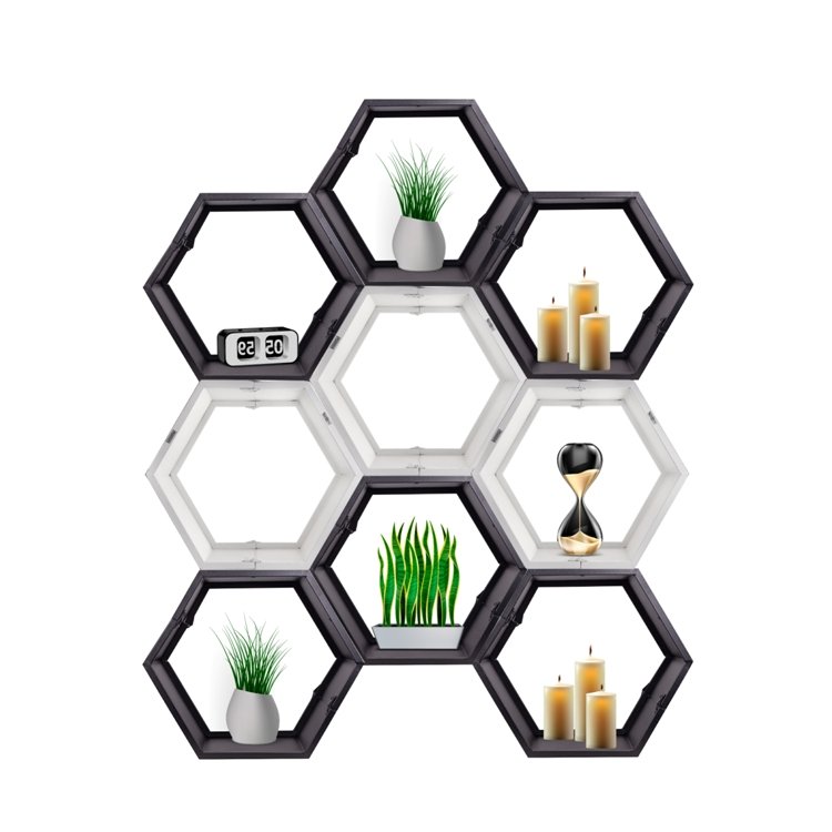 

Стеллаж в стиле лофт "Пчелиные Соты"