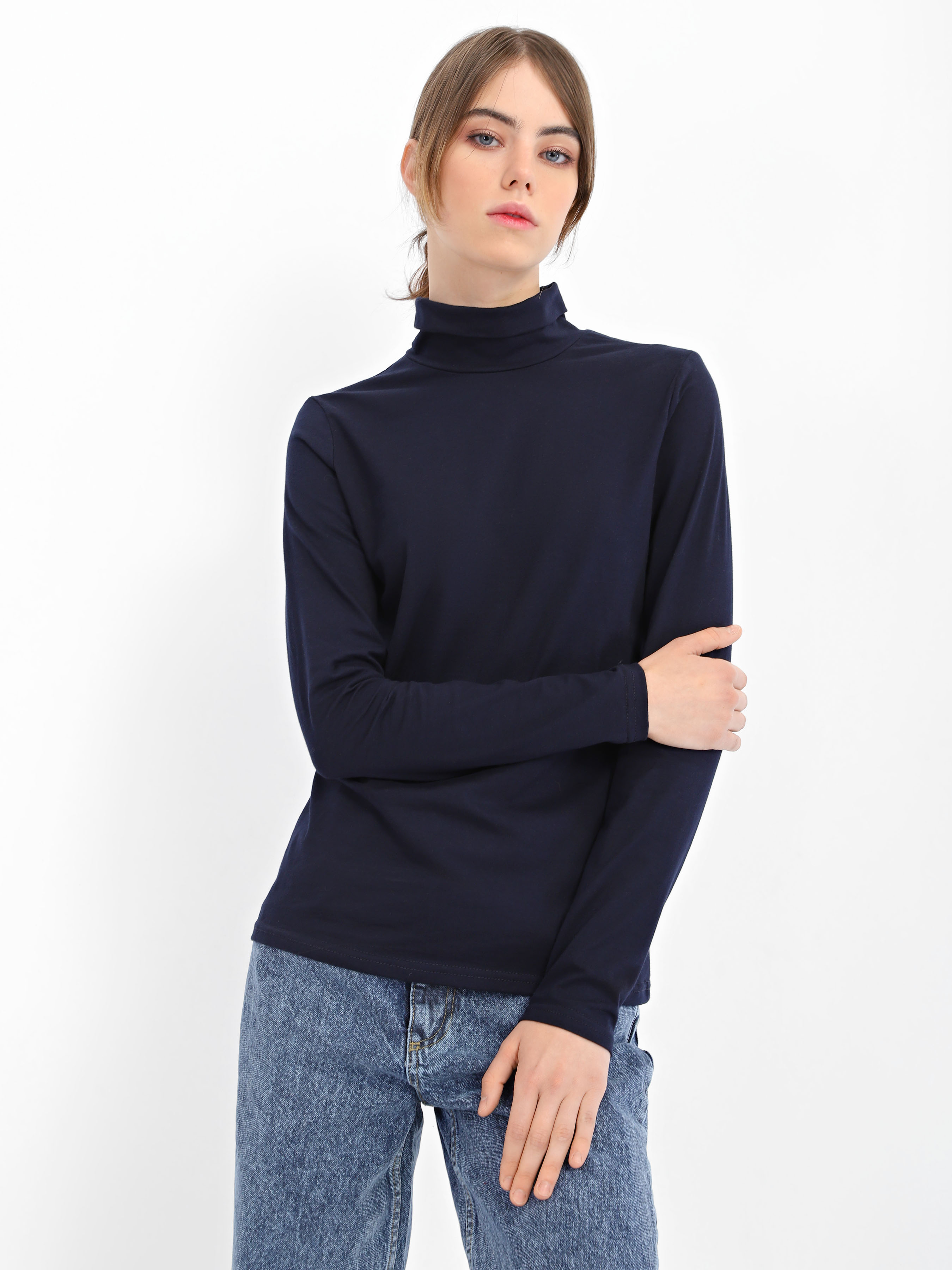 Водолазка ROZA 210512 2XL Синяя (4824005664342) – низкие цены, кредит ...