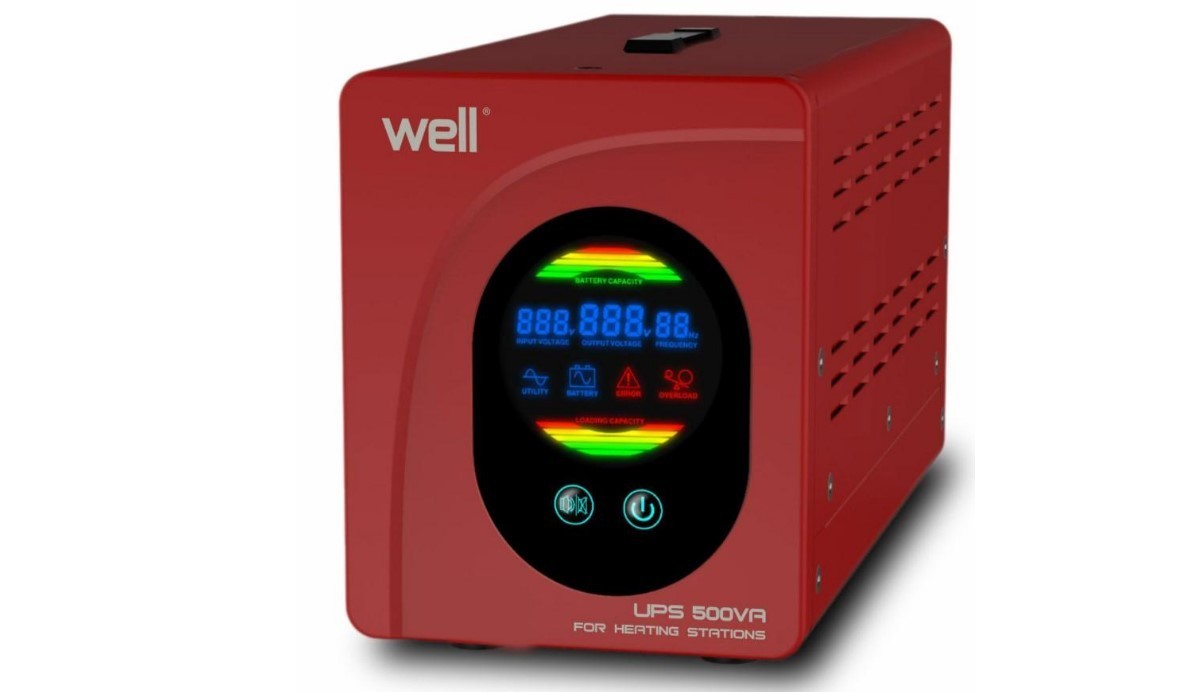 Источник бесперебойного питания WELL 500 ВА 300 Вт 12 В с правильной ...