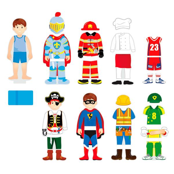 

Игровой набор развивающий Viga Toys Гардероб мальчика на магнитах дерево/металл разноцветный AFK 50021