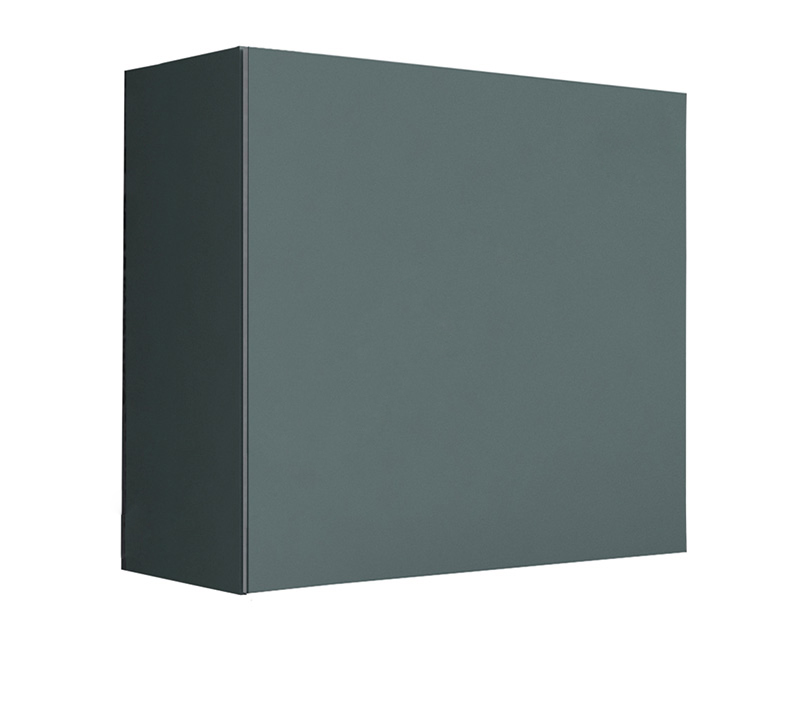 

Пенал навесной квадратный в гостиную из ДСП Vigo 50 Серый Сama Польша без подсветки