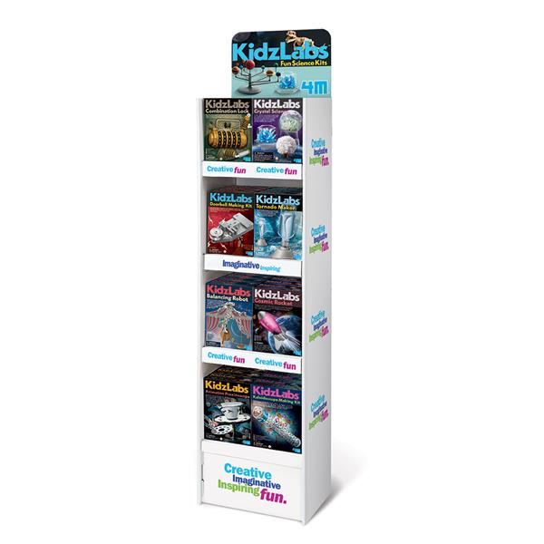 

Стеллаж 4M для 32 наборов серии Kidz Labs 3 полки AFK (00-05039)