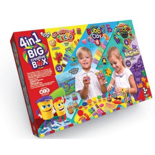 

Набор креативного творчества "Big Creative Box" 4 в 1 (рус) BCRB-01-01