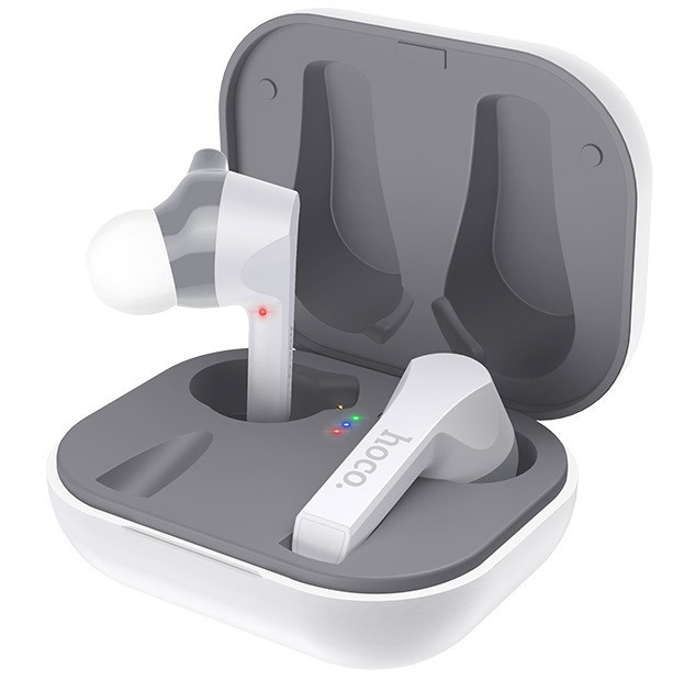 

Беспроводные Bluetooth наушники TWS HOCO Pleasure wireless headset ES34 в кейсе White