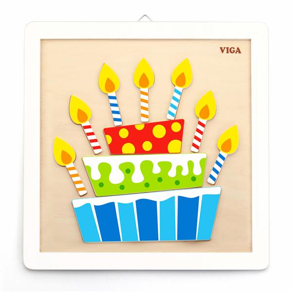

Набор для творчества Viga Toys Своими руками. Торт дерево разноцветный AFK 50684