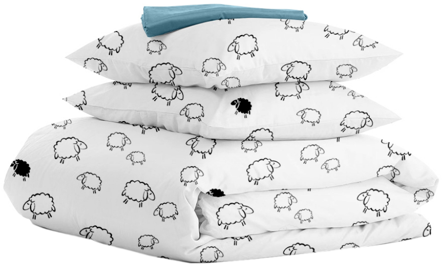 

Комплект постельного белья Cosas Sheep Mint Sky 180х220 (Sheep_Mint_ Sky_180)