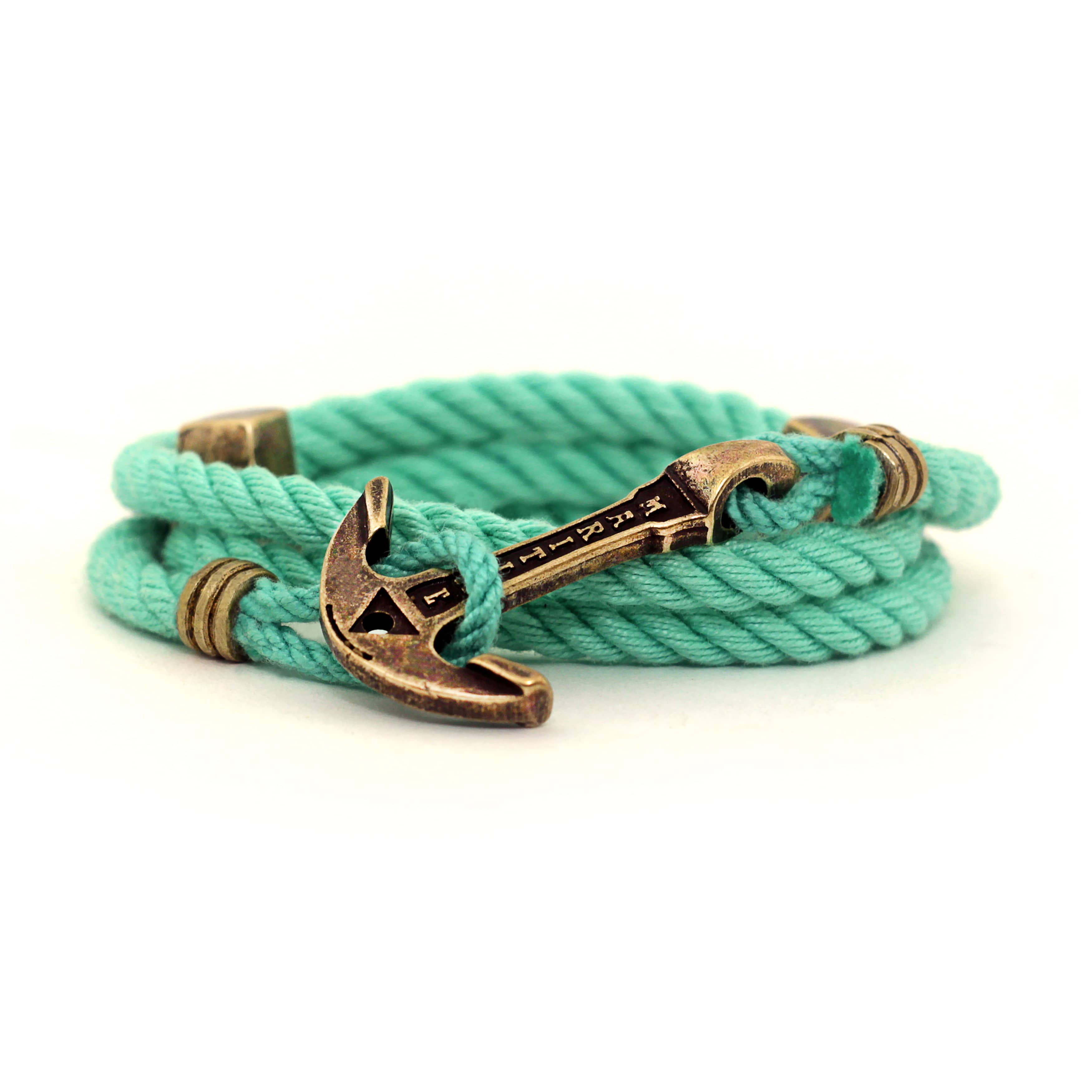 

Морской браслет с якорем MARITIME "Mint Legend" - Мятный