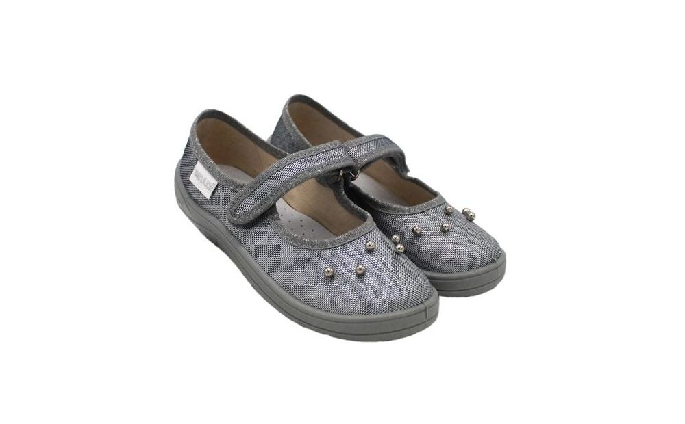 

Тапочки Waldi 35(р) серого цвета с бусинками (315-757)