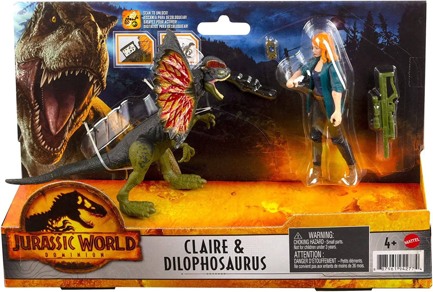 Фигурки Динозавр Дилофозавр и Клэр Jurassic World Dominion Claire and  Dilophosaurus Mattel GWM28 – фото, отзывы, характеристики в  интернет-магазине ROZETKA от продавца: ActionToyStore | Купить в Украине:  Киеве, Харькове, Днепре, Одессе, Запорожье,