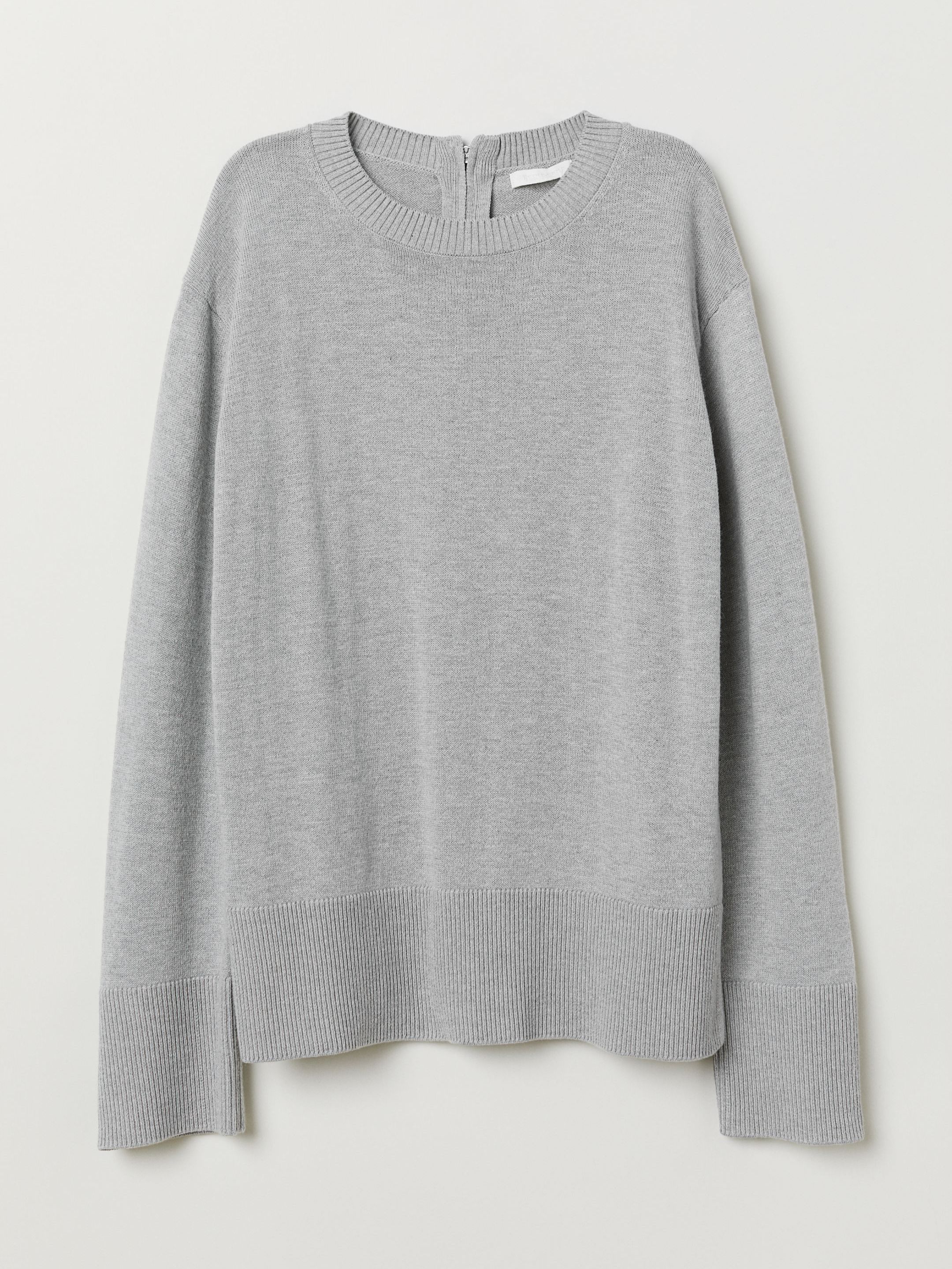 

Джемпер H&M 7145828  Светло-серый, Джемпер H&M 7145828 S Светло-серый