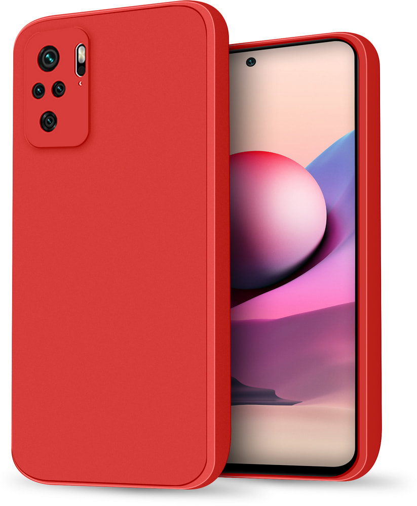 Силиконовый чехол HardCorner для Xiaomi Redmi Note 10S Red (30005-2D ...