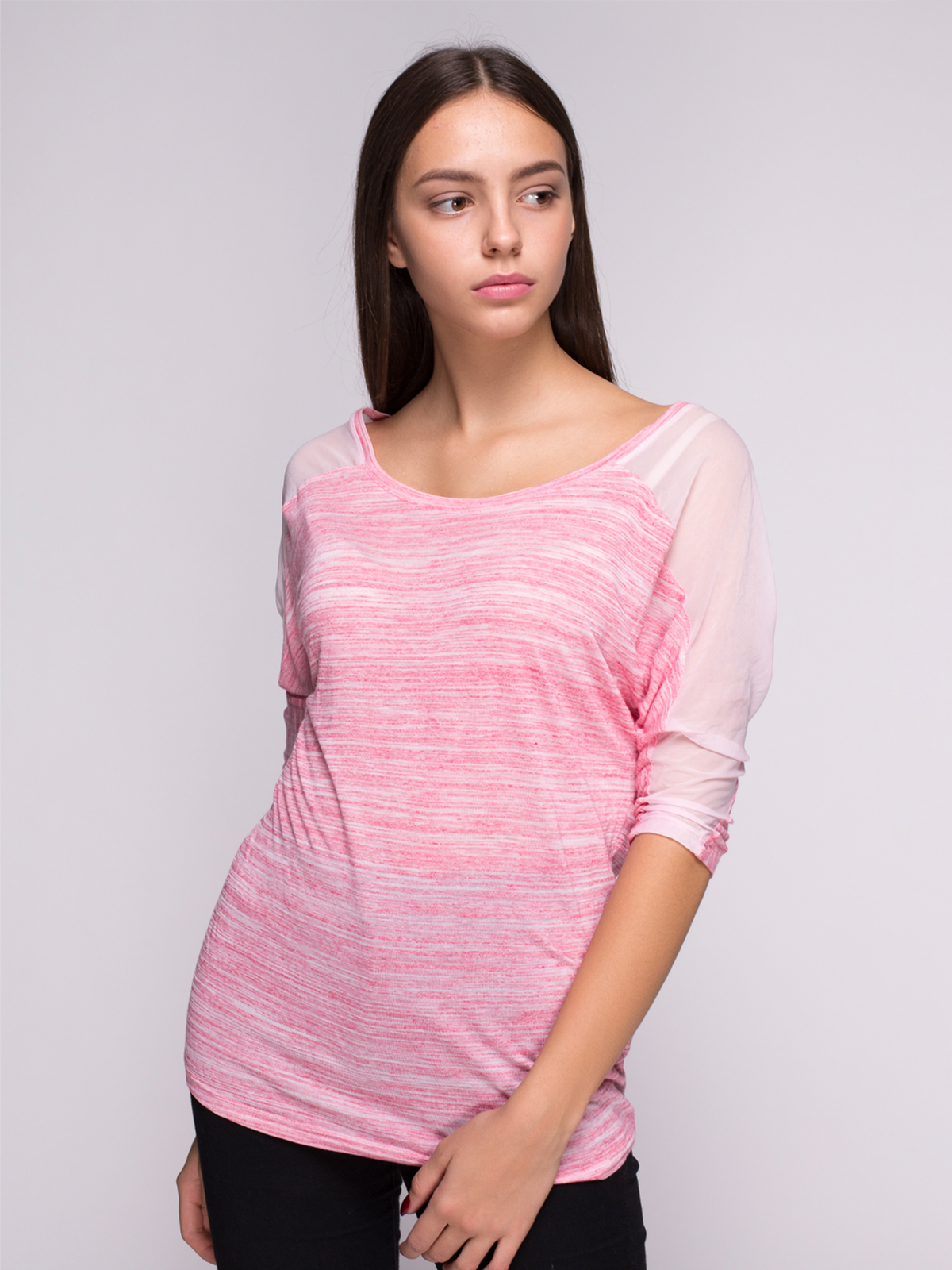 

Лонгслив Bershka 2056-187_665 S Розовый