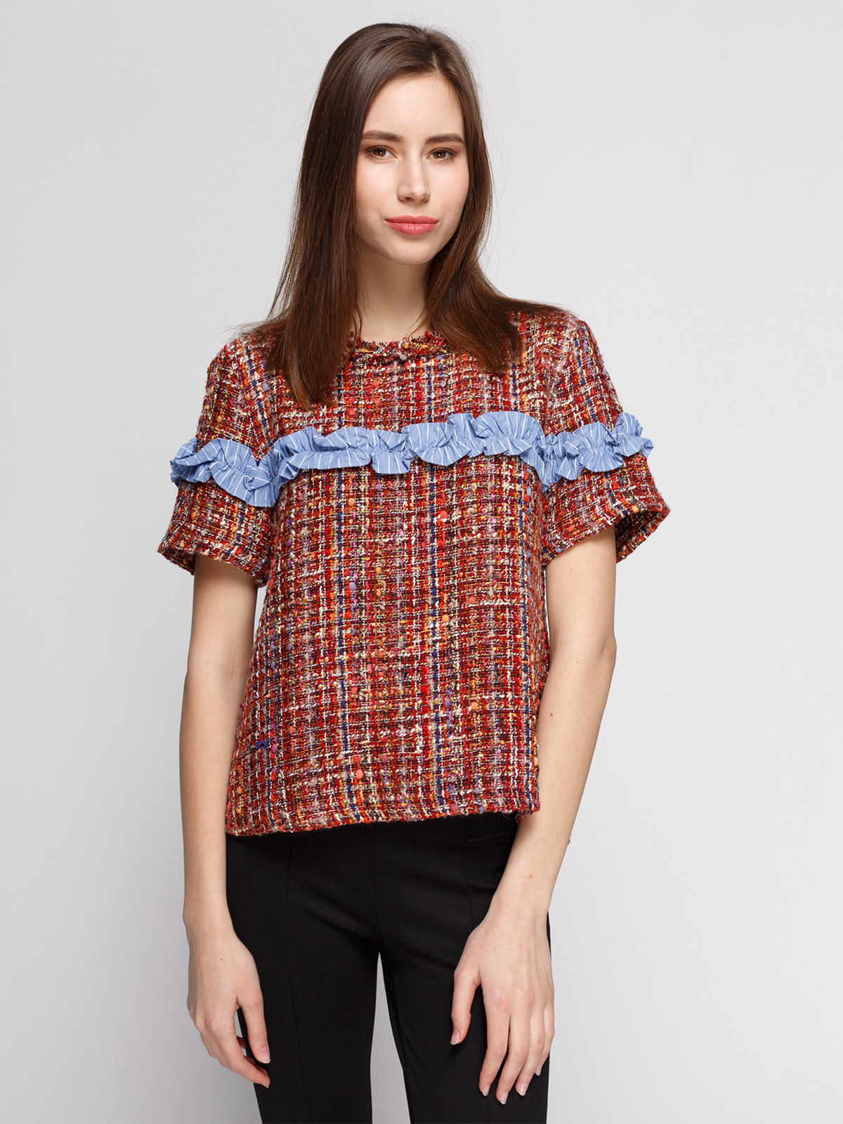 

Блузка Zara 4437-264_330 L Красная