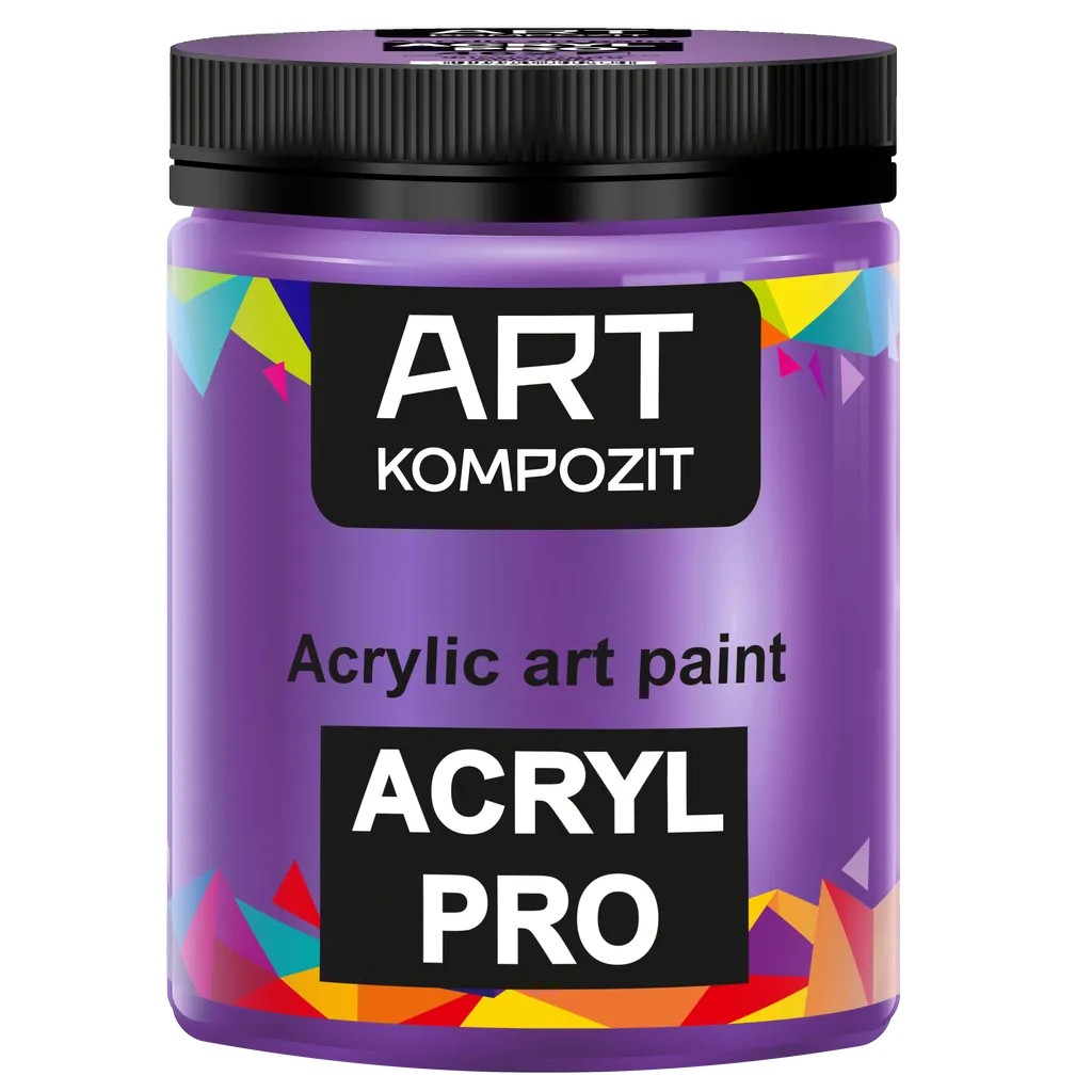 Краска акриловая Kompozit Art 430мл 462 Фиолетовый светлый – низкие ...