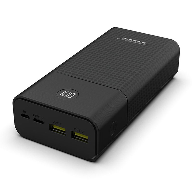 Внешний аккумулятор Power Bank Pineng PN-899 PD 30000 mAh Black – фото ...