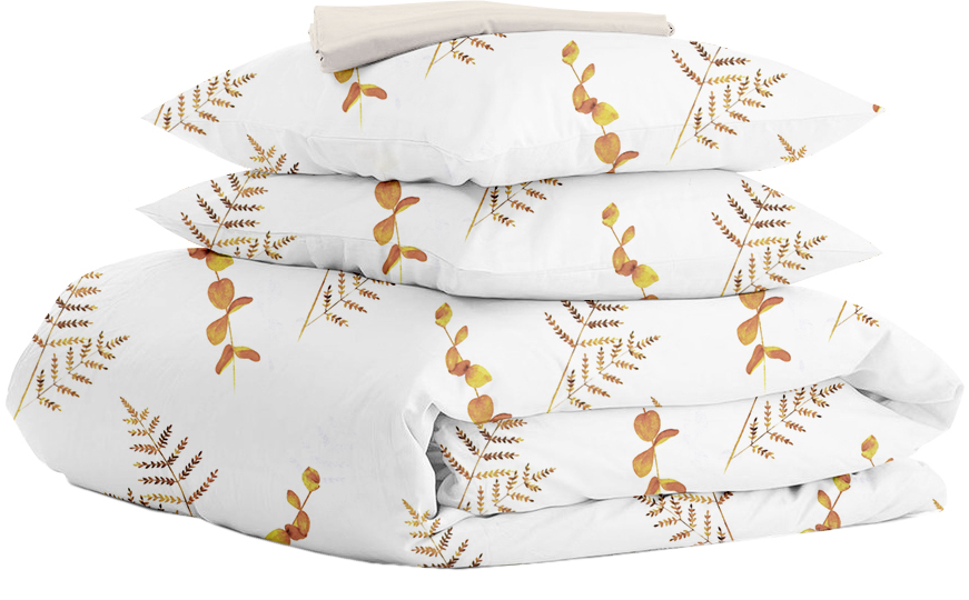 

Комплект постельного белья Cosas Foliage Terrakot El180-Beige 200х220 (Foliage_Terrakot_El180-Beige_200)