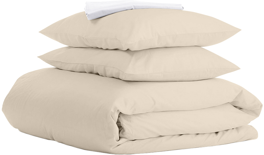 

Комплект постельного белья Cosas Ranfors Beige El-White 200х220 (Ranfors_Beige_El-White_200)