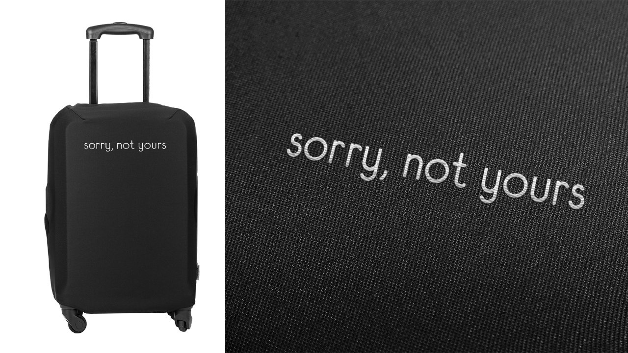 

Чехол для чемодана SORRY, S