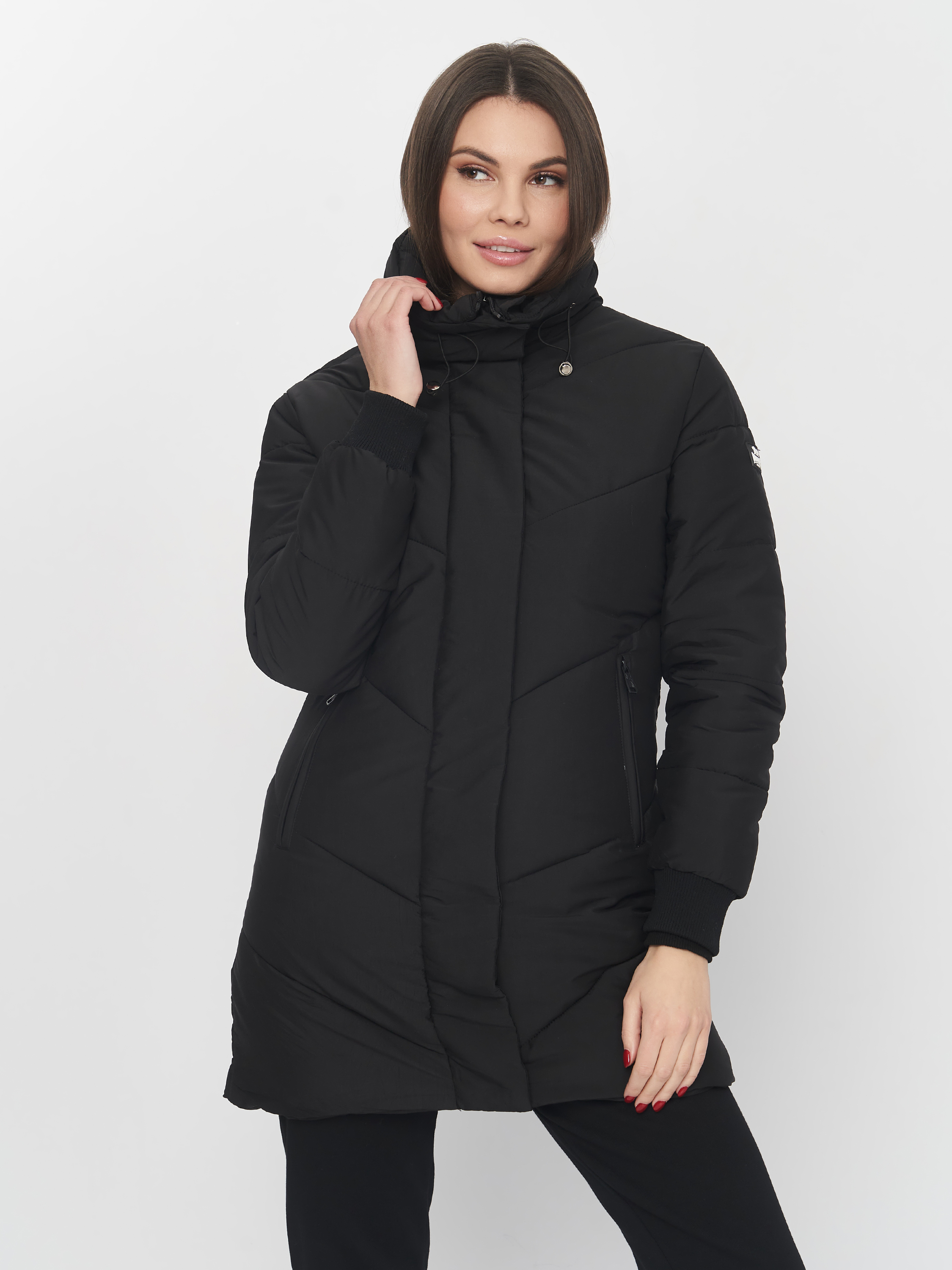 Акція на Куртка зимова жіноча Lonsdale 117191-1000 L Black від Rozetka