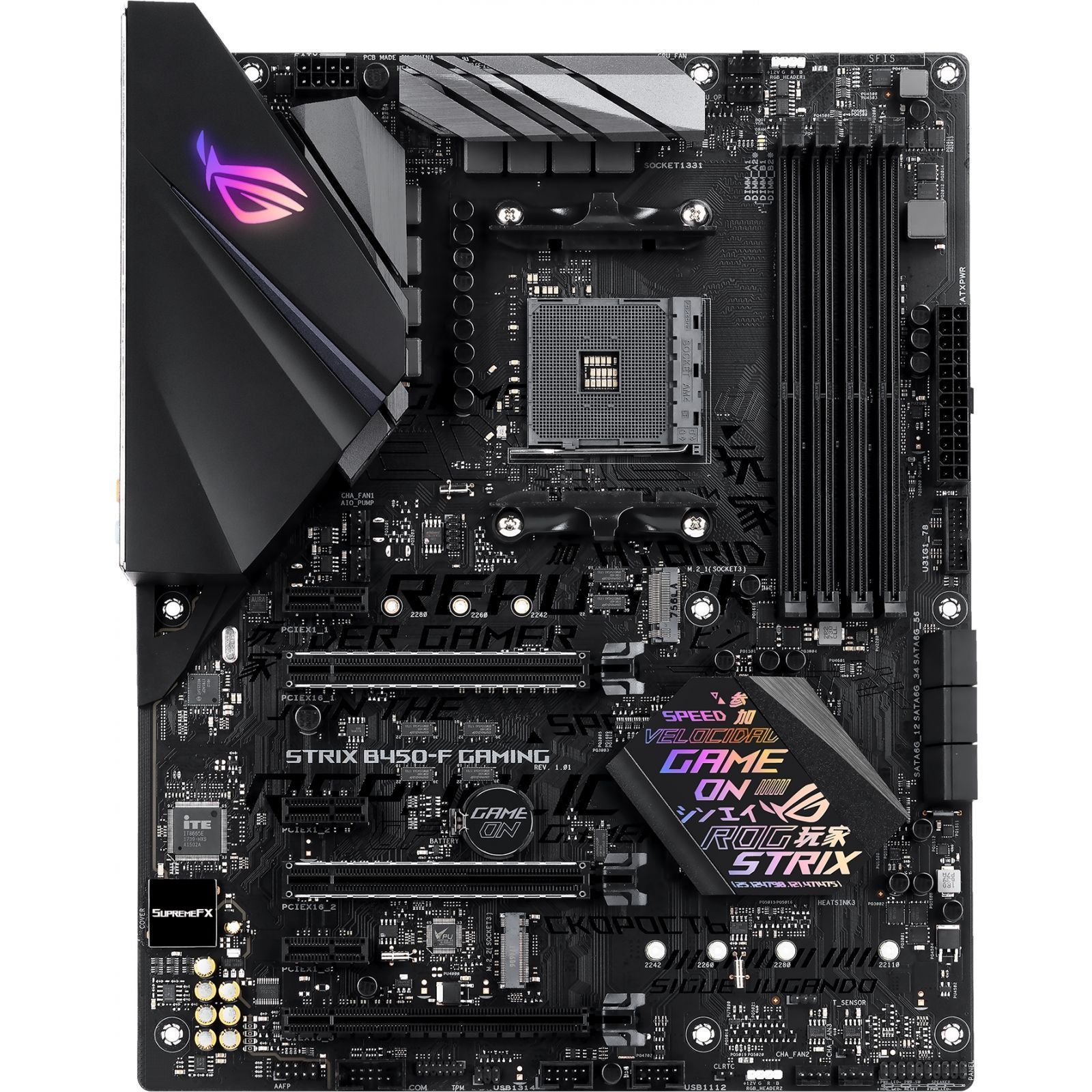 

Материнская плата ASUS STRIX B450-F GAMING (ROG STRIX B450-F GAMING)