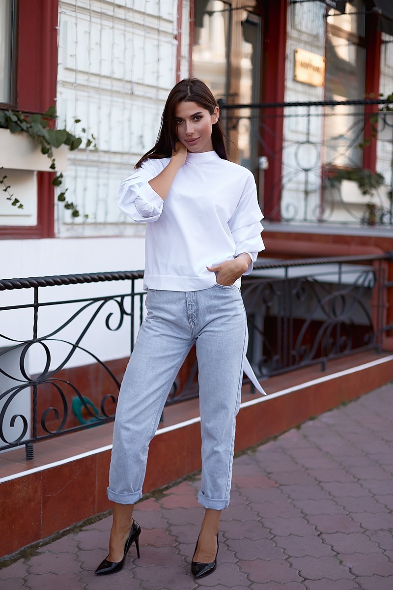 

Блузка REMISE STORE V335  белая, Блузка REMISE STORE V335 3XL белая