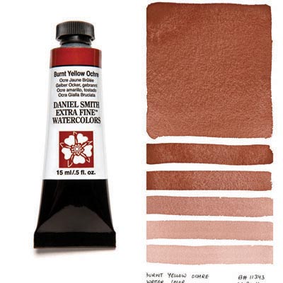 

Краска акварельная Daniel Smith 15 мл Burnt Yellow Ochre