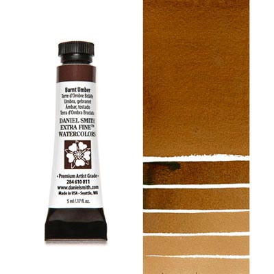 

Краска акварельная Daniel Smith 5мл Burnt Umber