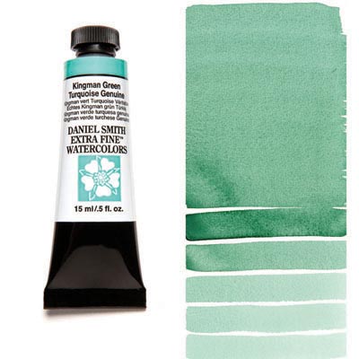 

Краска акварельная Daniel Smith 15 мл Kingman Green Turquoise Genuine