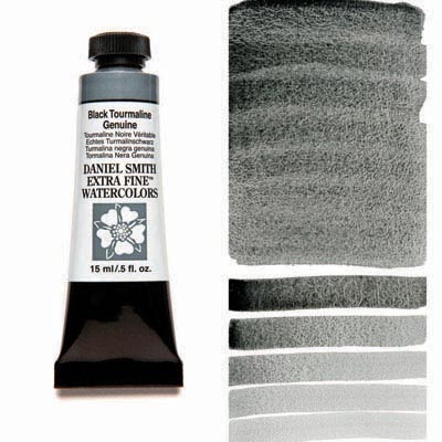 

Краска акварельная Daniel Smith 15 мл Black Tourmaline Genuine