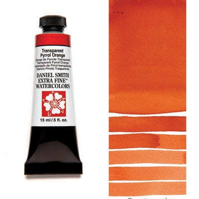 

Краска акварельная Daniel Smith 15 мл Transparent Pyrrol Orange