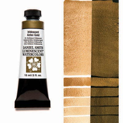 

Краска акварельная Daniel Smith 15 мл Iridescent Aztec Gold