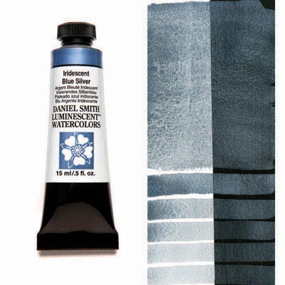 

Краска акварельная Daniel Smith 15 мл Iridescent Blue Silver